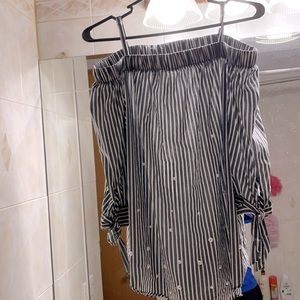 Strappy blouse